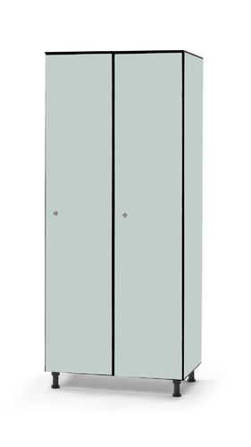 Taquilla fenólica 2 puertas horizontales