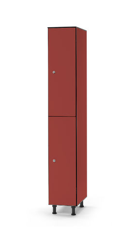 Taquilla fenólica 2 puertas verticales