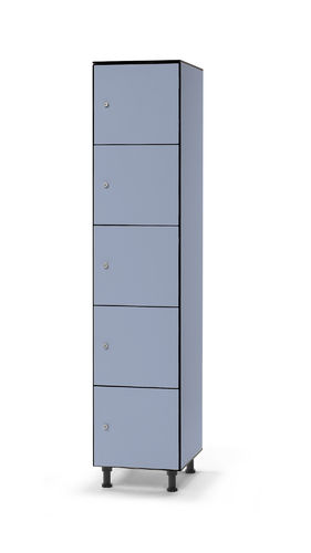 Taquilla fenólica 5 puertas verticales